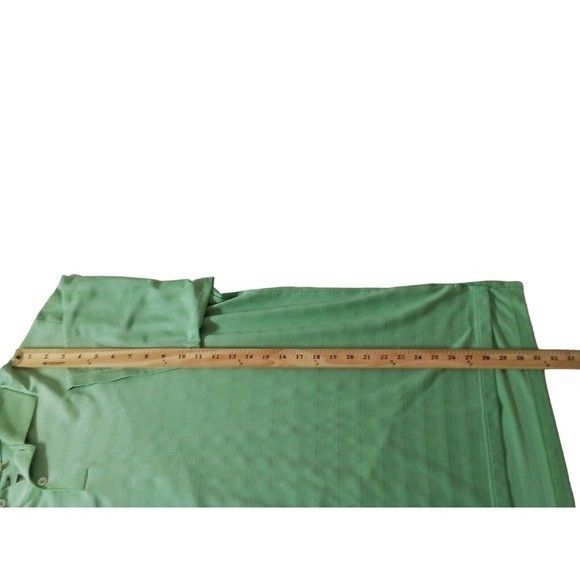 Adidas Men's Mint Green Polo Ribbed  No Size Measurements In  Pics Measures XL - Picture 9 of 15